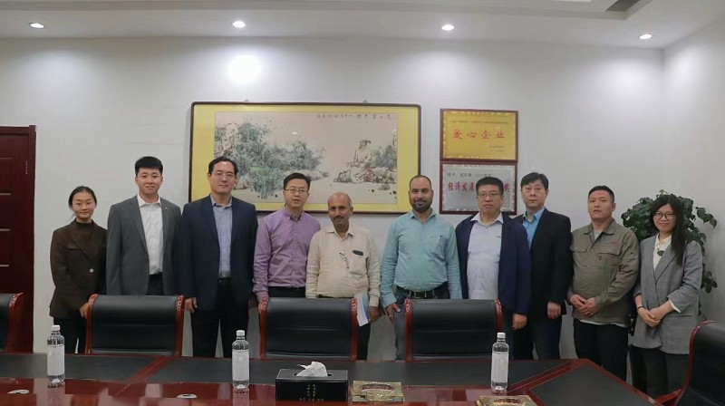 印度客戶(hù)來(lái)我公司參觀(guān)考察。